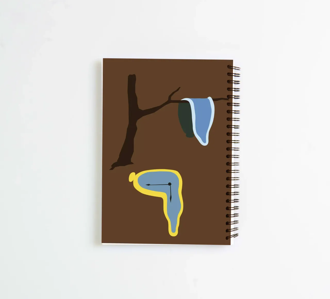 The Persistence Of Memory spiral notebook by Rafa Gomes