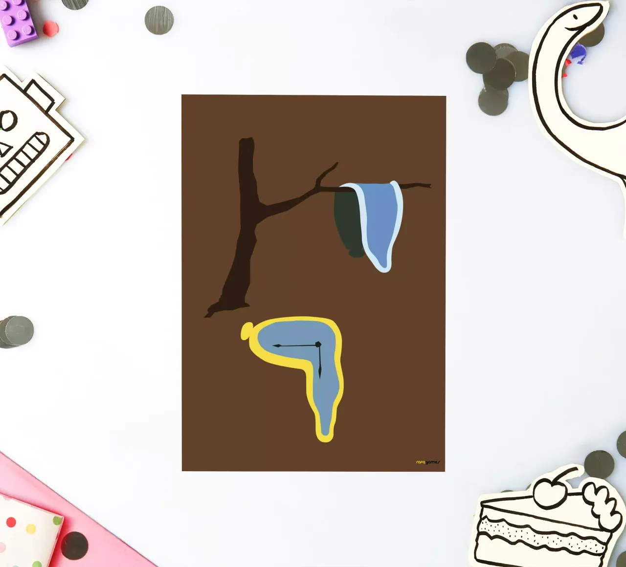 The Persistence Of Memory sticker by Rafa Gomes