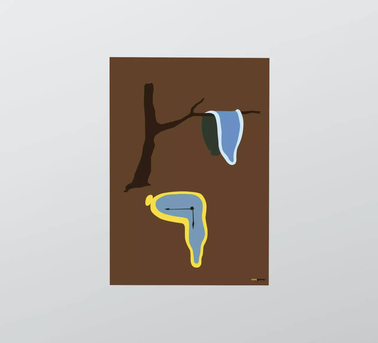 The Persistence Of Memory sticker by Rafa Gomes