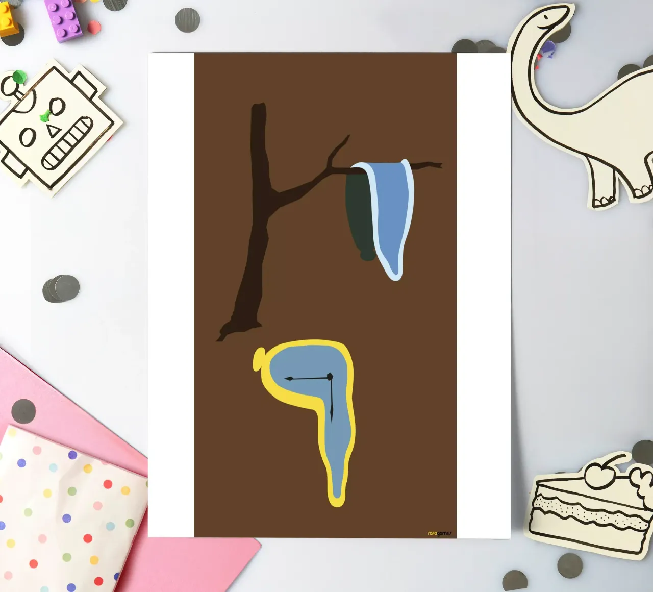 The Persistence Of Memory sticker sheet by Rafa Gomes