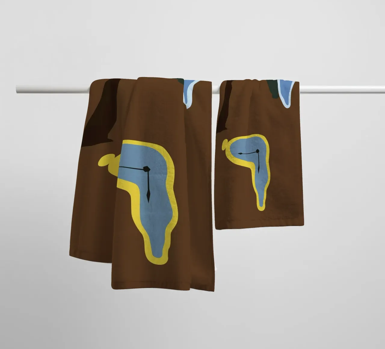 The Persistence Of Memory towel by Rafa Gomes