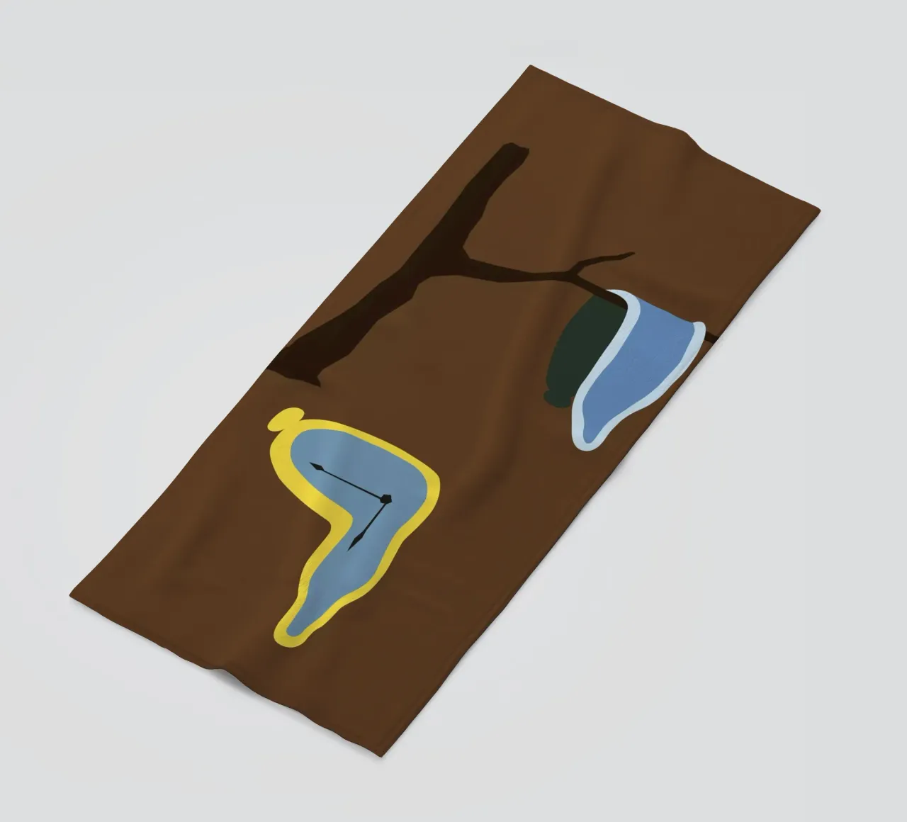 The Persistence Of Memory beach towel by Rafa Gomes