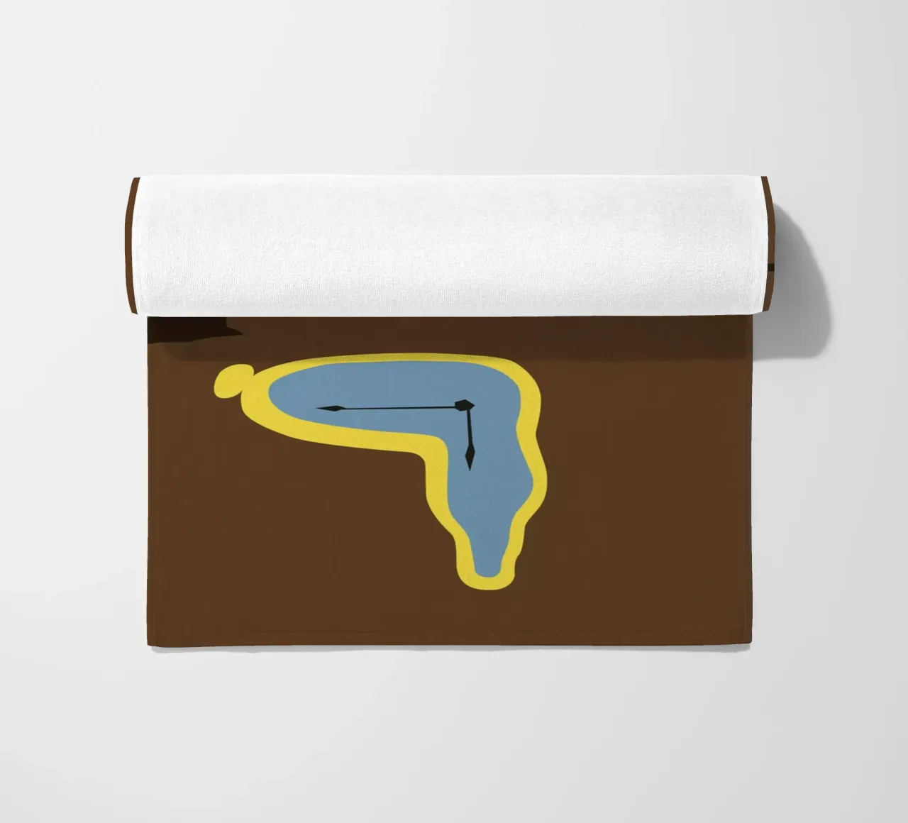 The Persistence Of Memory beach towel by Rafa Gomes