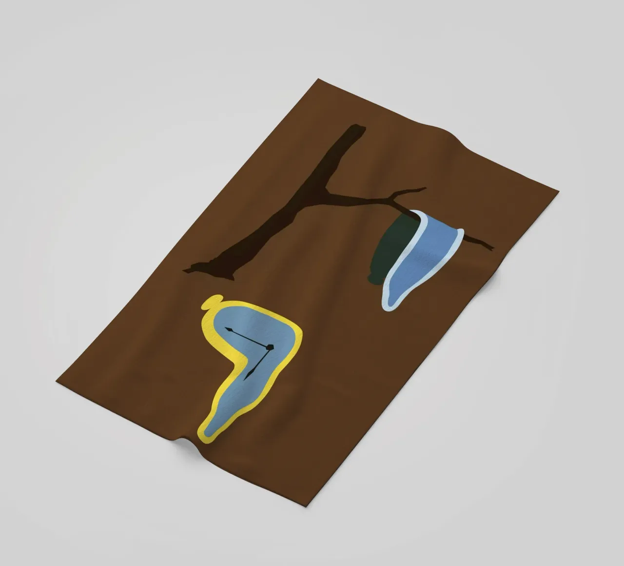 The Persistence Of Memory beach towel by Rafa Gomes