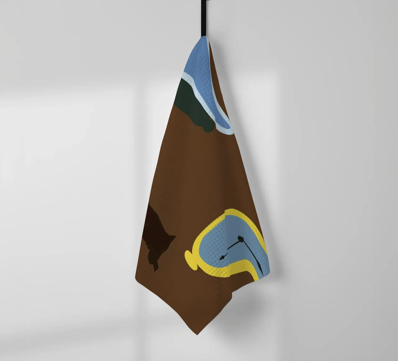 The Persistence Of Memory tea towel by Rafa Gomes