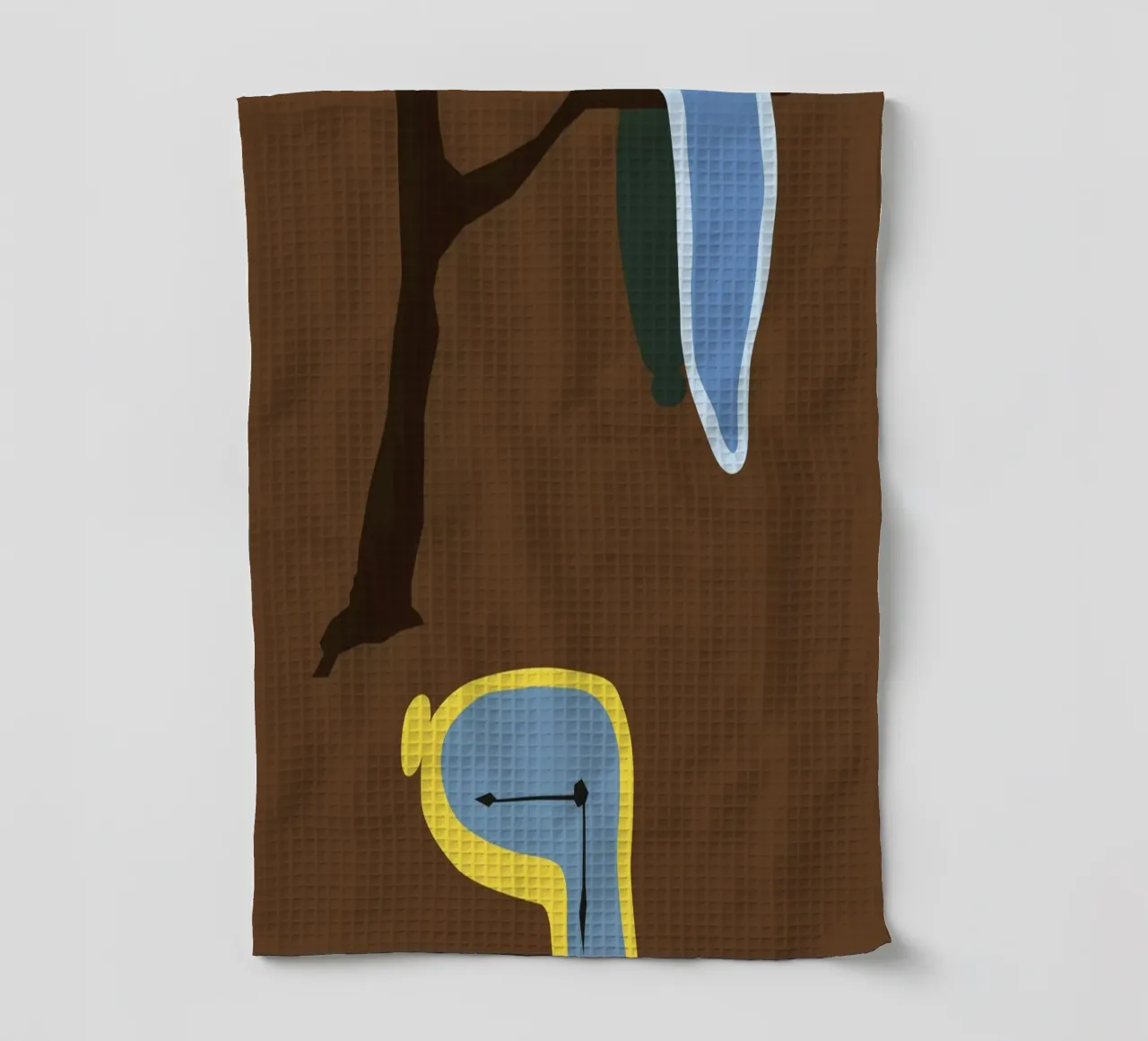 The Persistence Of Memory tea towel by Rafa Gomes