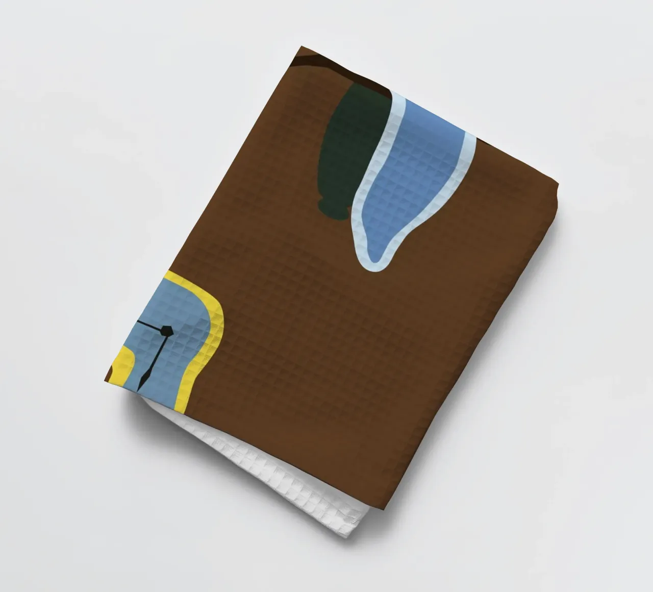 The Persistence Of Memory tea towel by Rafa Gomes