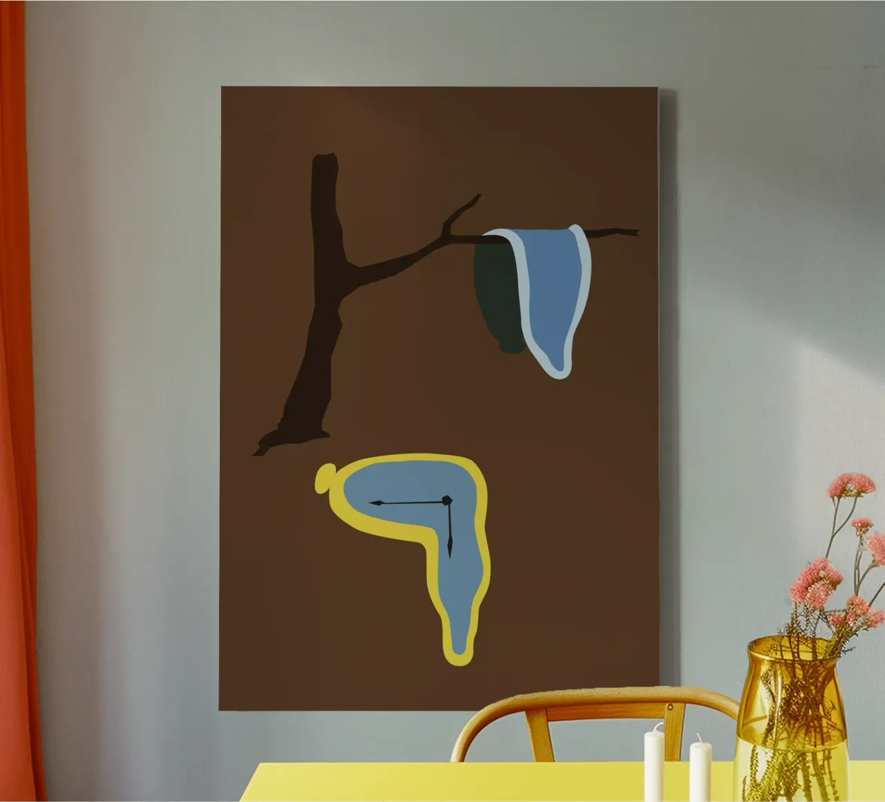 The Persistence Of Memory canvas by Rafa Gomes