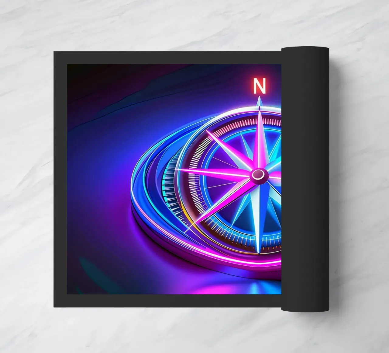 The compass doormat by Piccola Serenata