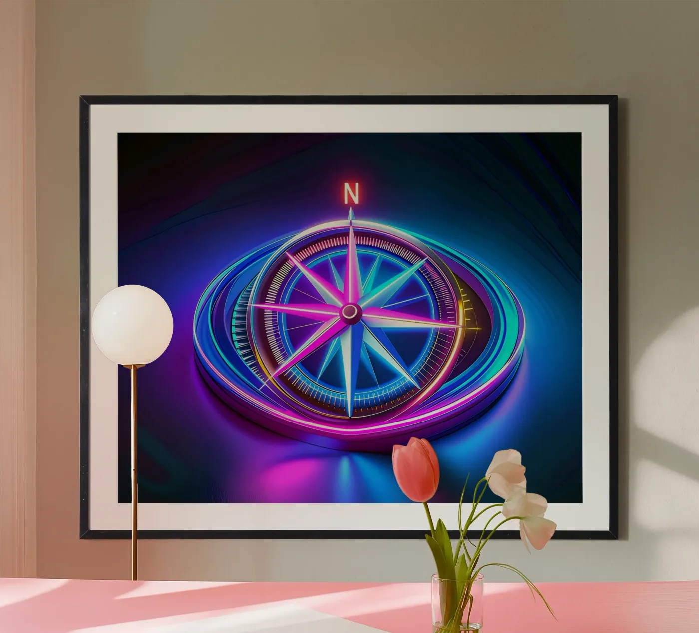 The compass poster da Piccola Serenata