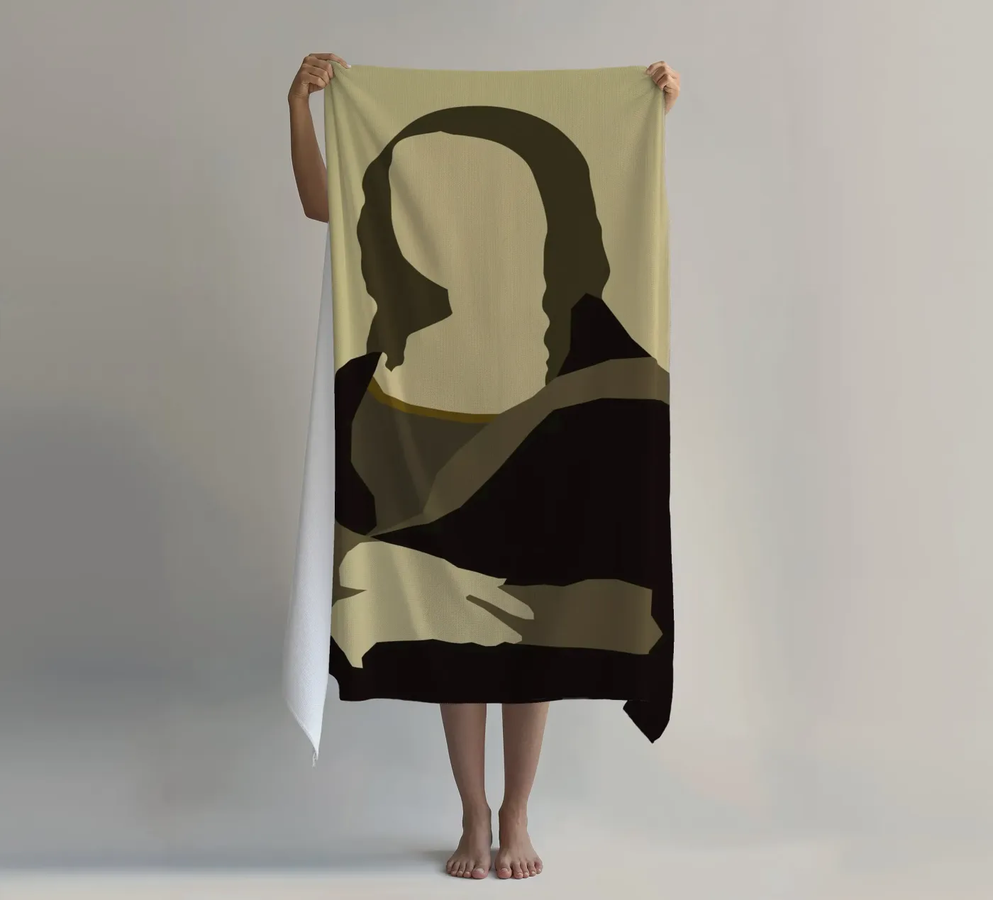 Monalisa strandhanddoek van Rafa Gomes