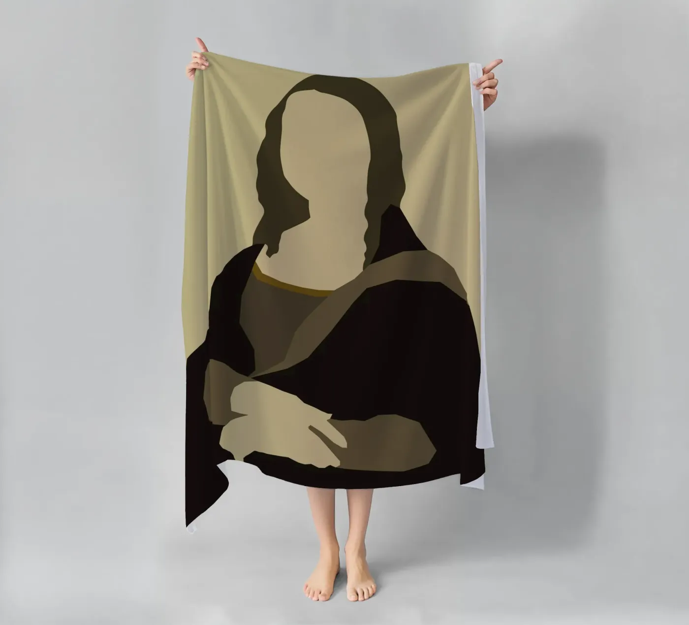 Monalisa strandhanddoek van Rafa Gomes