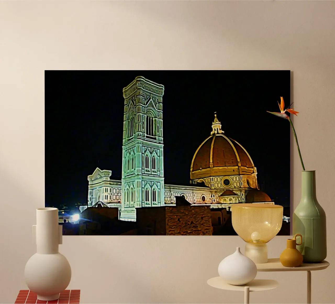 Florence acrylic glass by Piccola Serenata