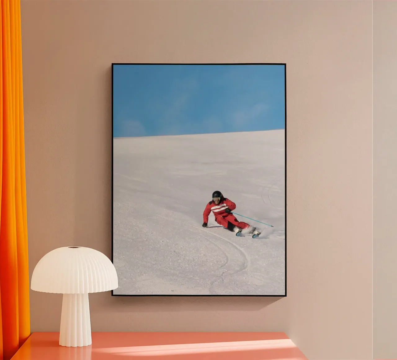 Ski In The Mountain plexiglass da LucasWest