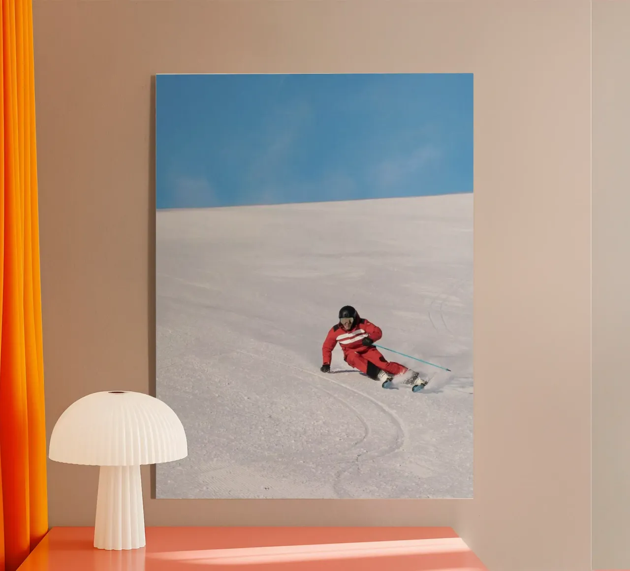 Ski In The Mountain plexiglass da LucasWest