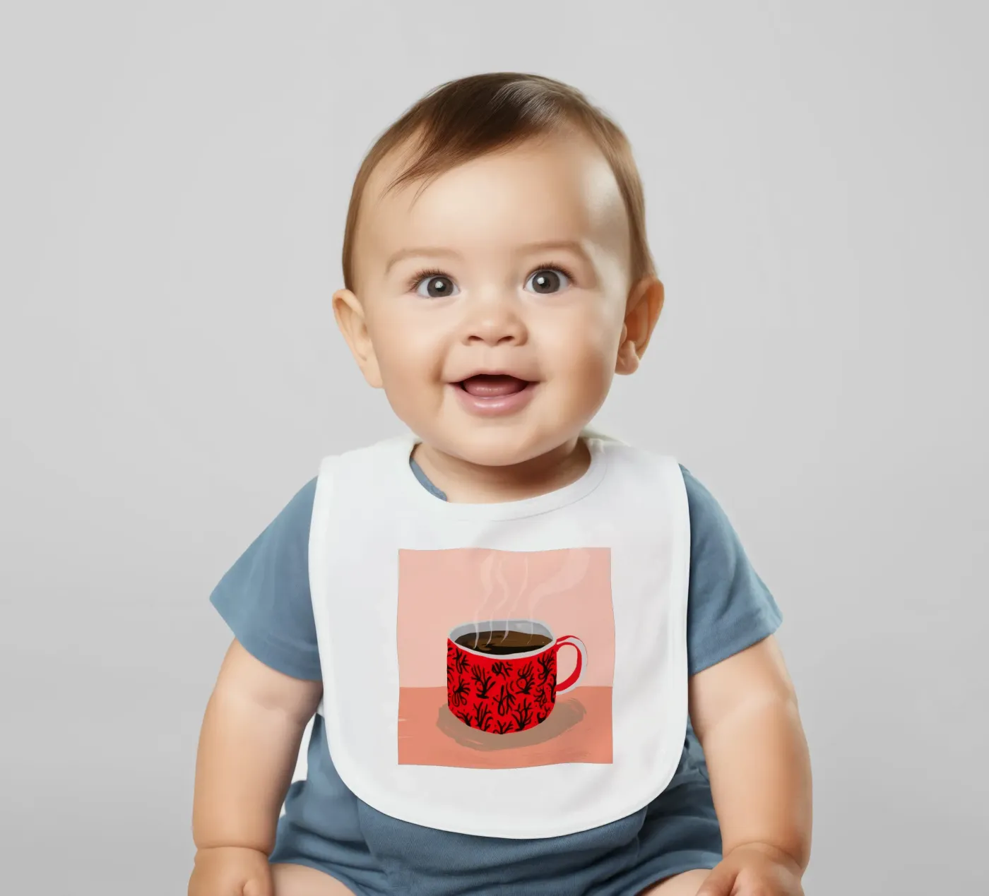 Tazza con motivo rosso bavaglino da Sun Riser