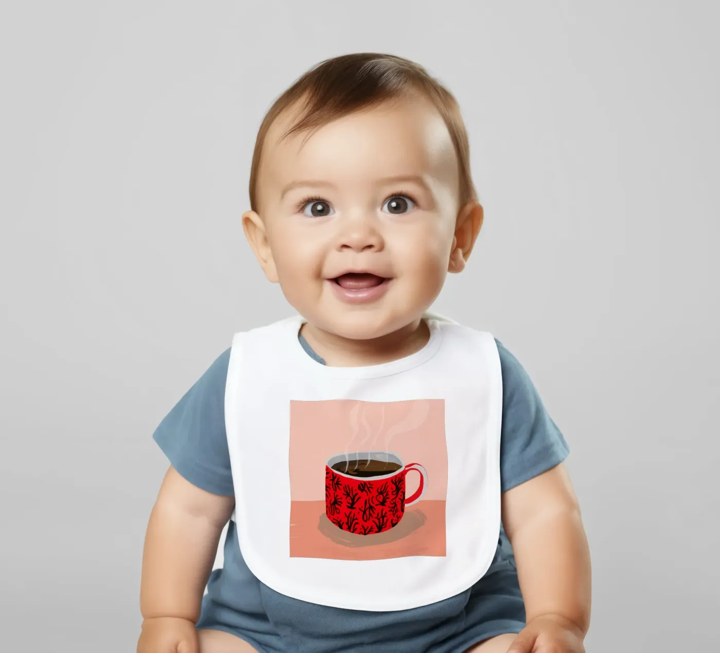 Tazza con motivo rosso bavaglino da Sun Riser