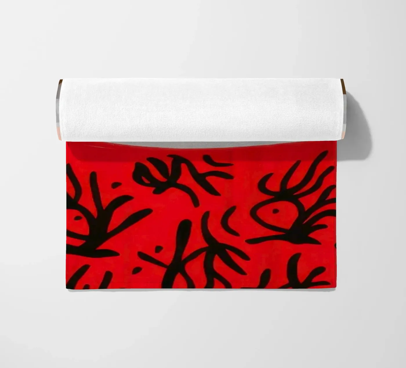 Red Patterned Mug telo mare da Sun Riser