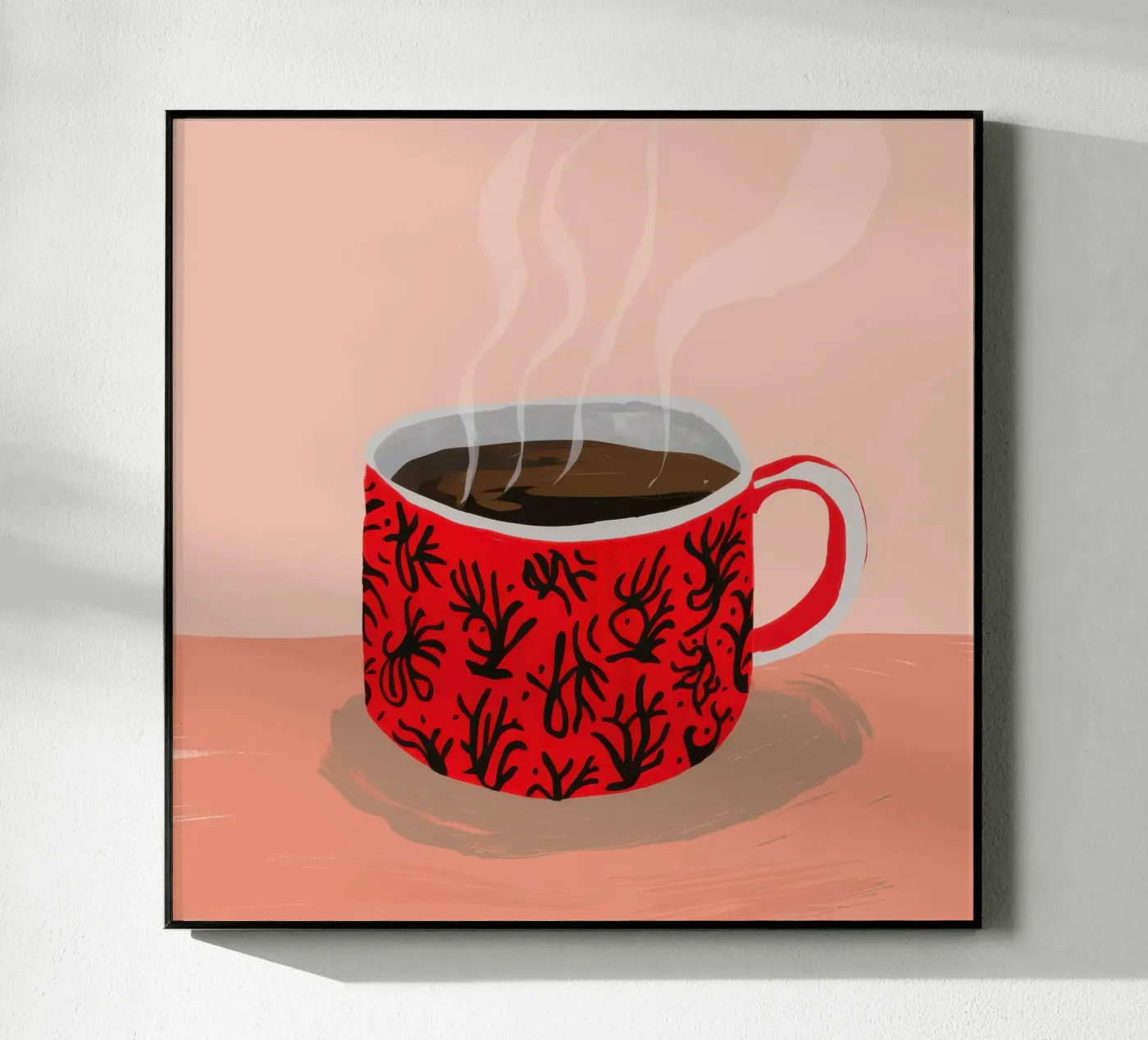 Red Patterned Mug plexiglas de Sun Riser