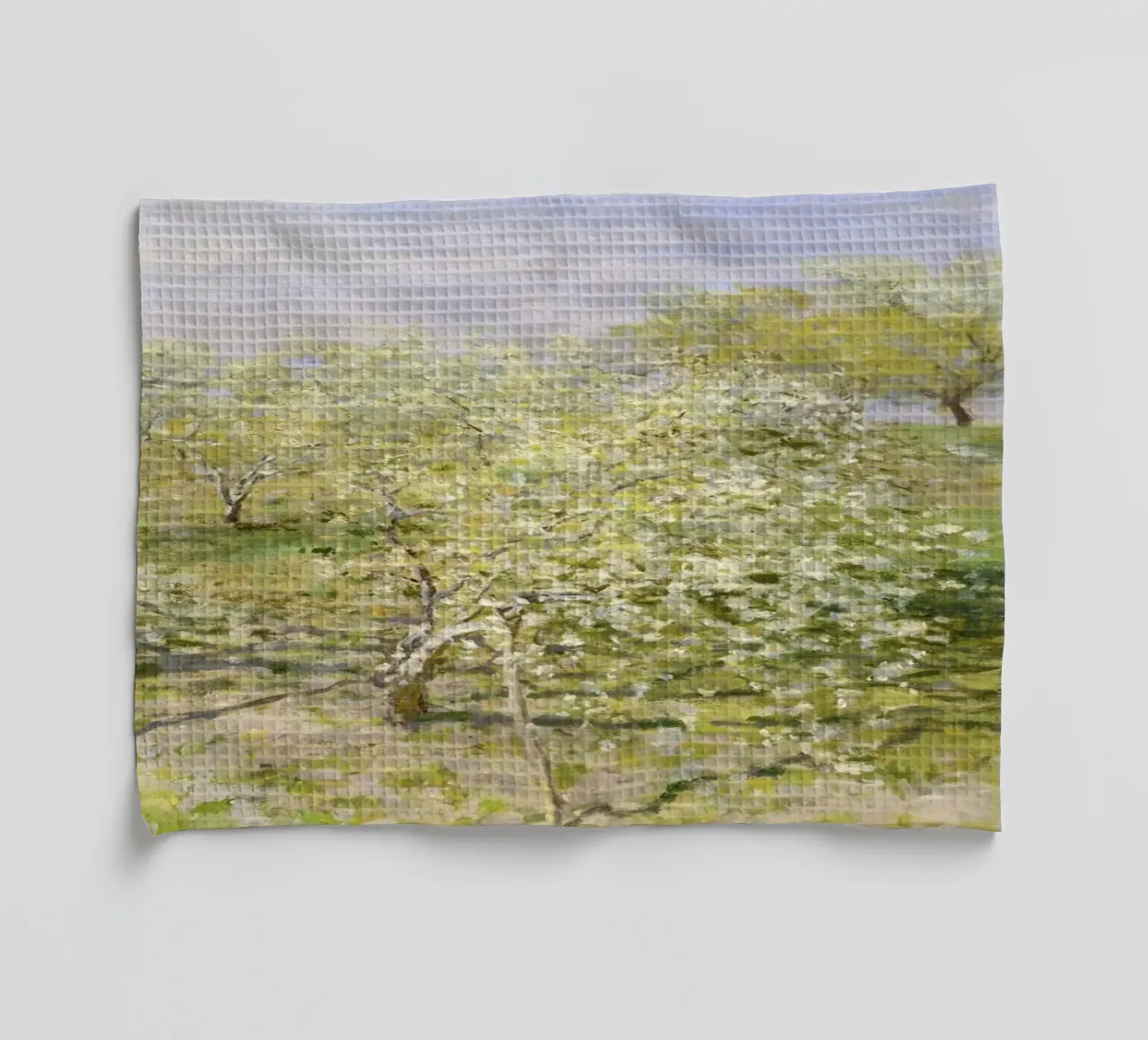 Claude Monet’s Spring (Fruit Trees in Bloom) canovaccio da cucina da Monet Art Prints