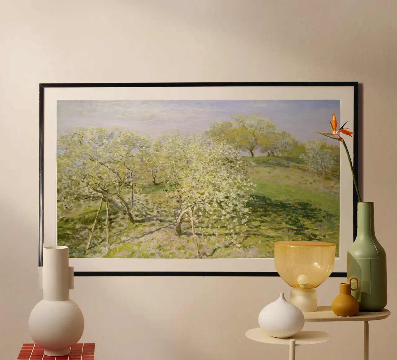 Claude Monet’s Spring (Fruit Trees in Bloom) carta hahnemühle da Monet Art Prints