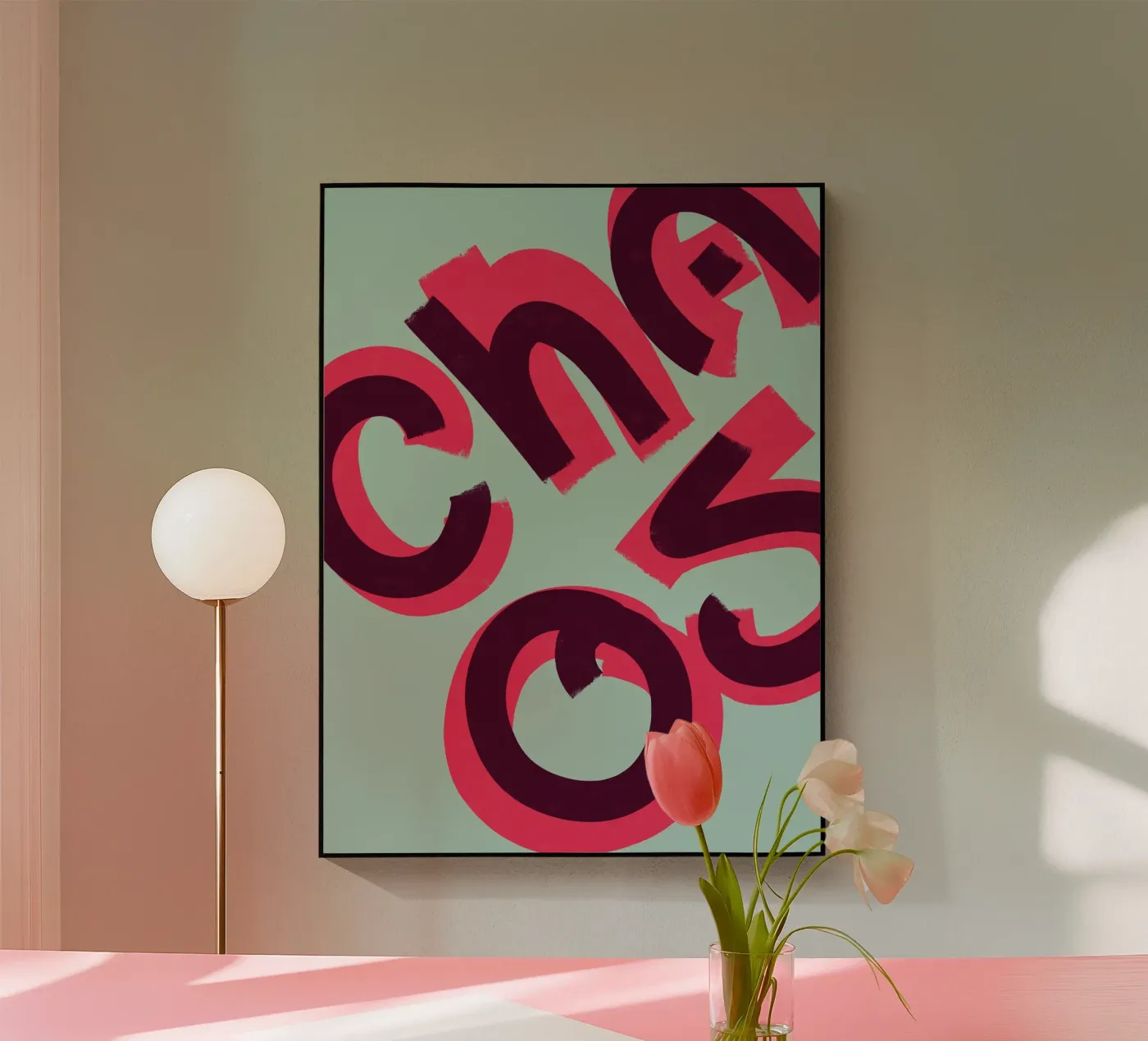 CHAOS acrylic glass by Studio FEMK.