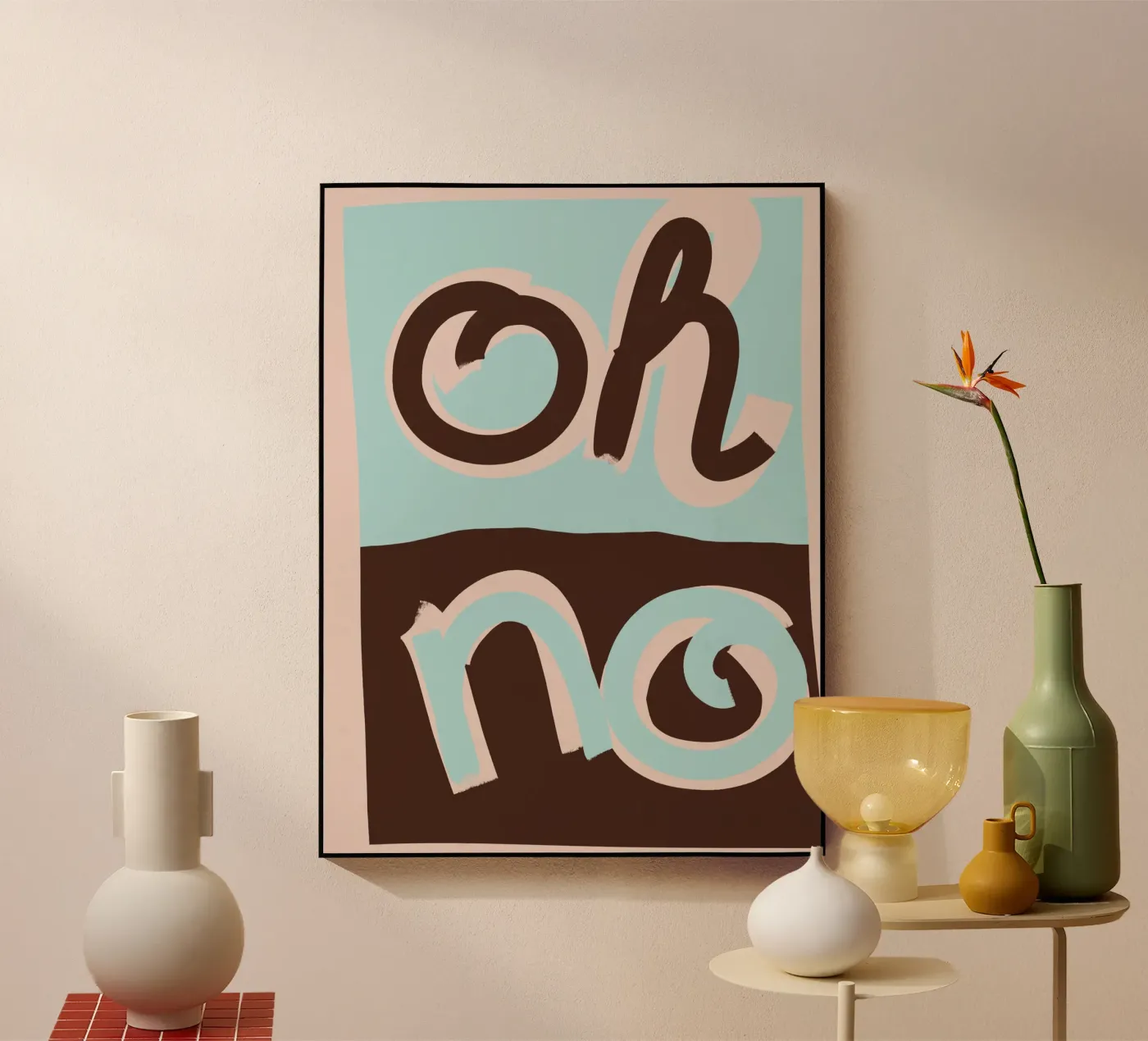 OH NO Acryl-Glas von Studio FEMK.