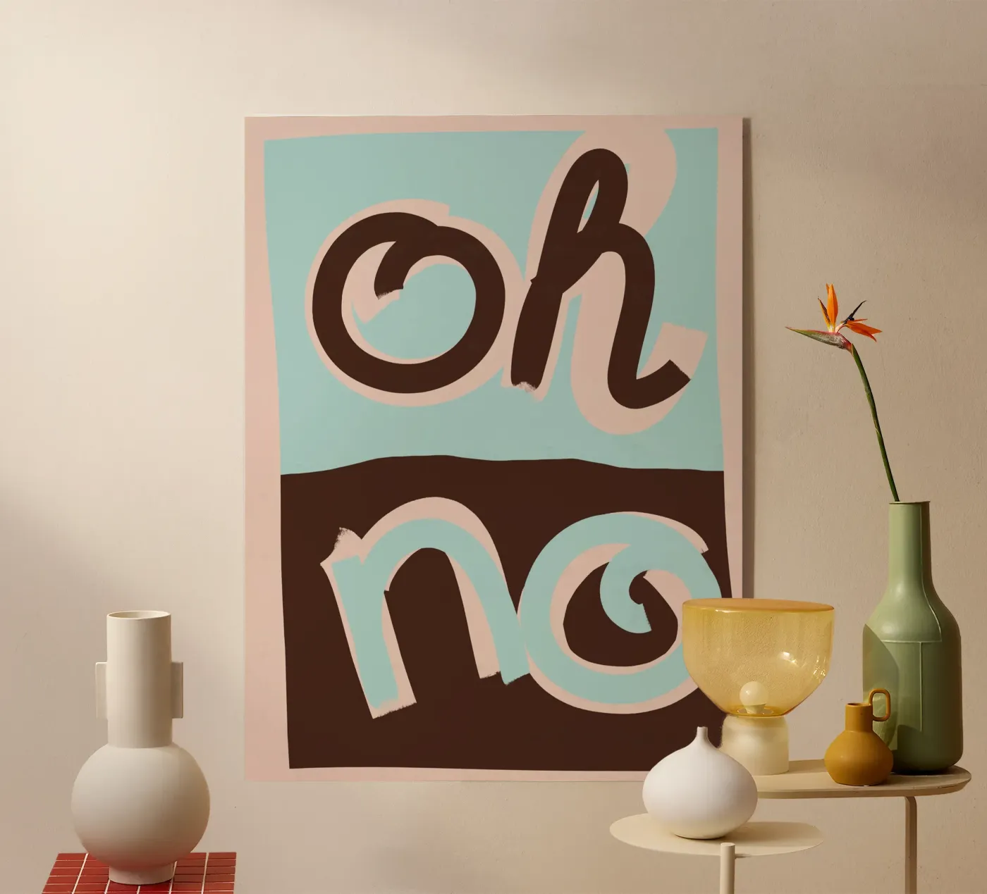 OH NO Acryl-Glas von Studio FEMK.
