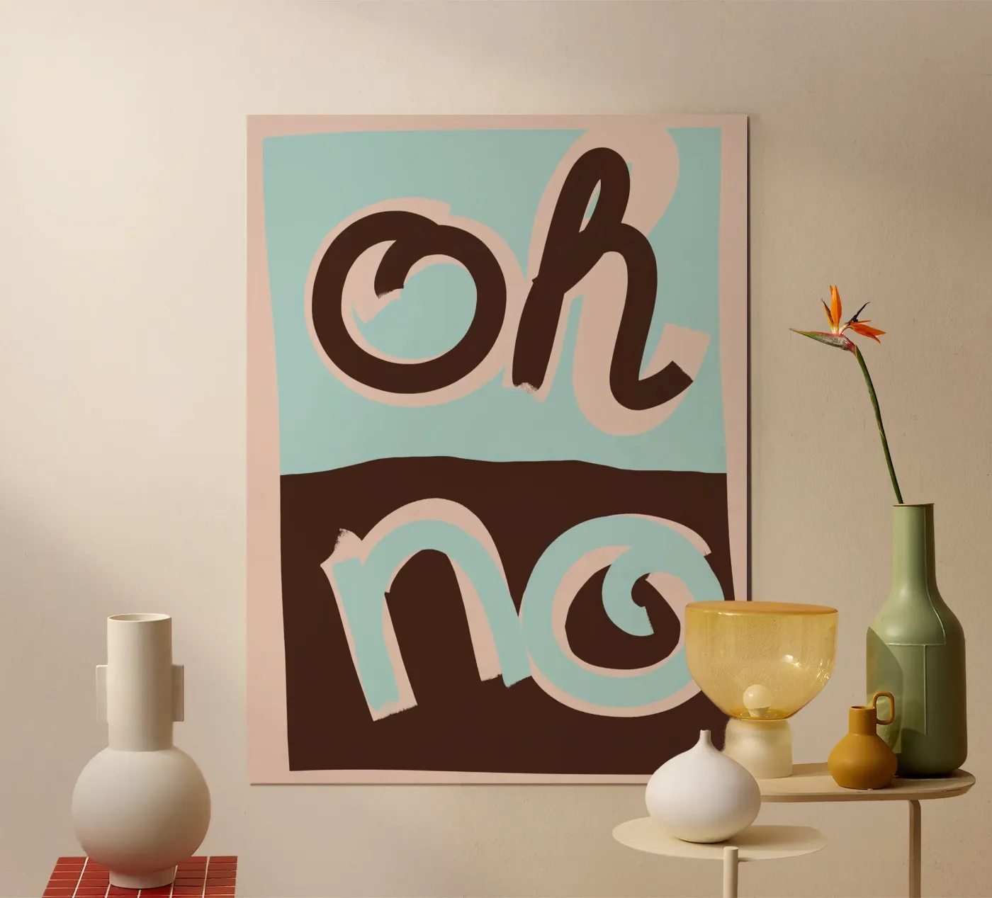 OH NO poster da Studio FEMK.