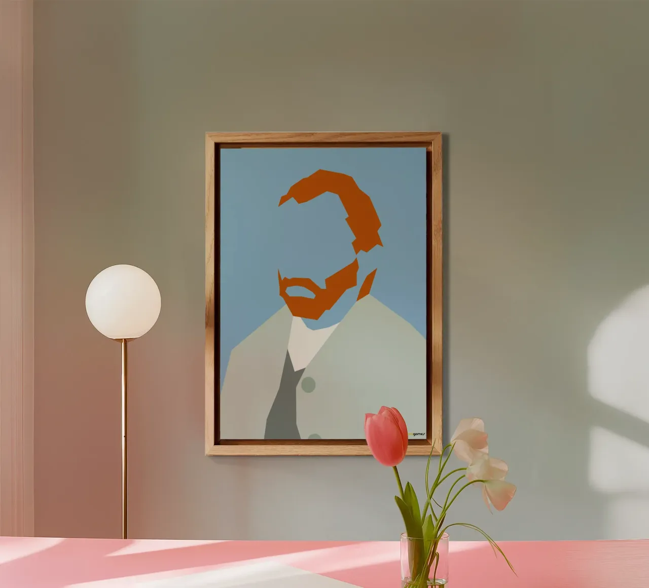 Van Gogh Alu-Dibond von Rafa Gomes