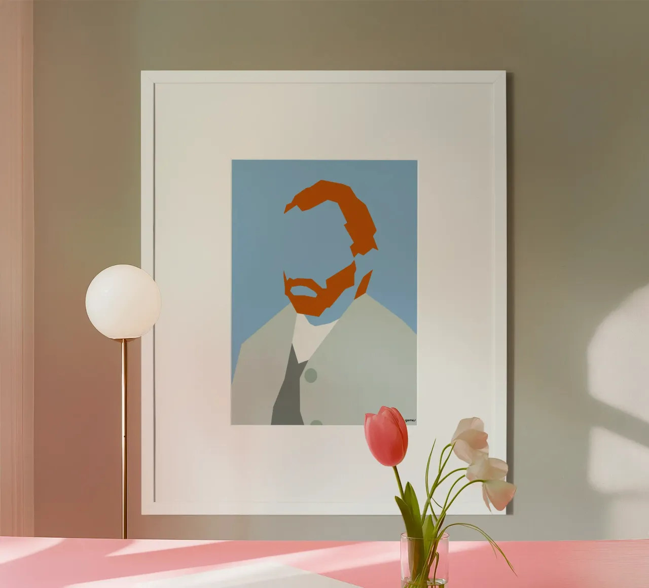 Van Gogh poster con telaio in legno da Rafa Gomes