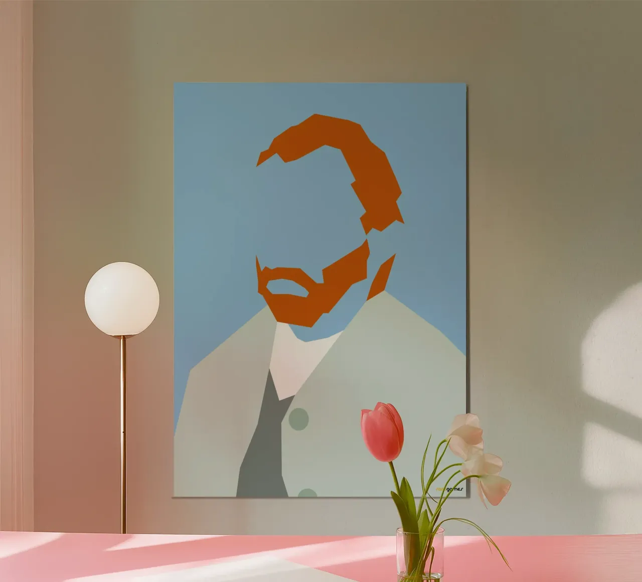 Van Gogh poster con telaio in legno da Rafa Gomes
