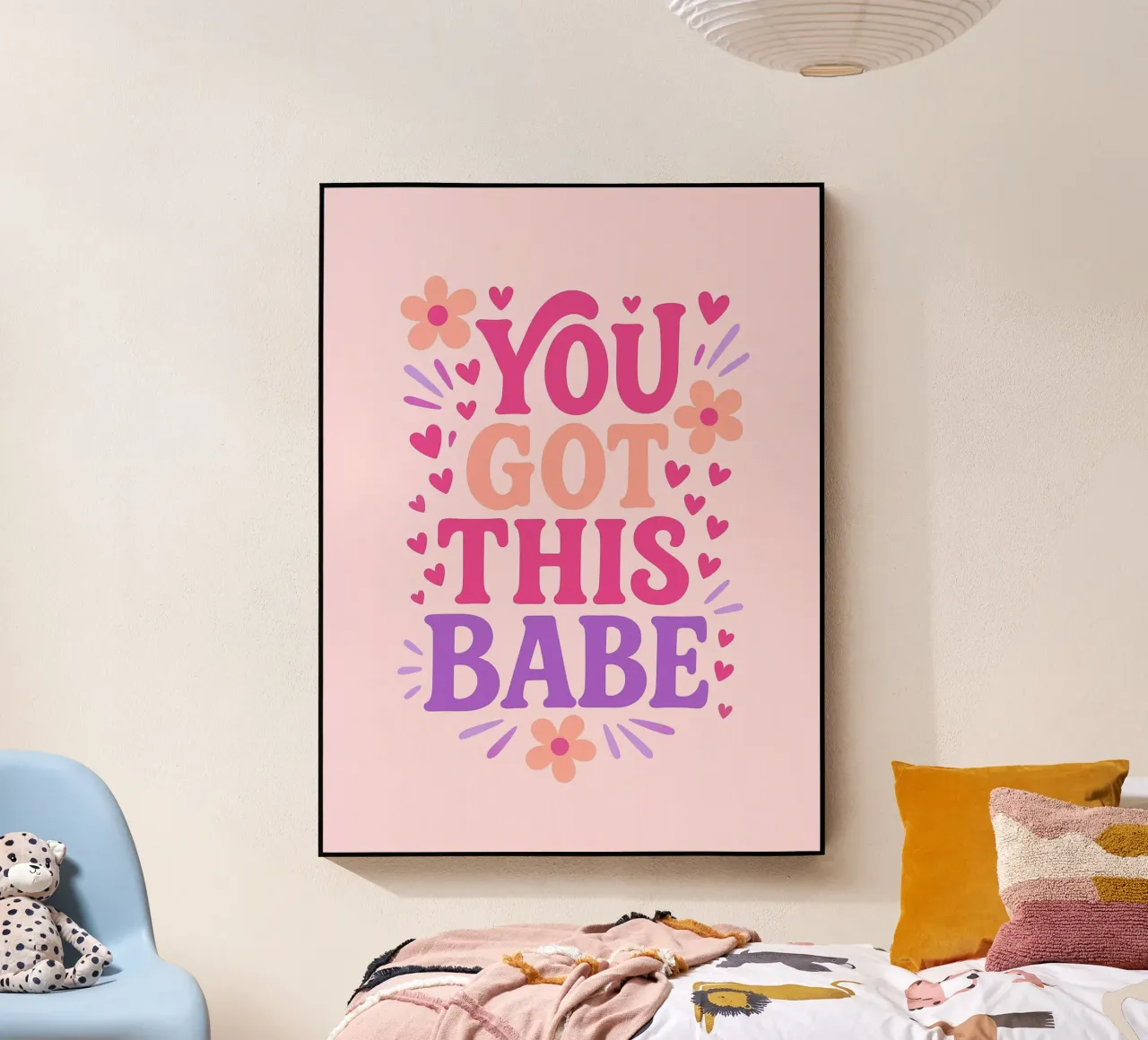 You Got This Babe plexiglass da Wall of Whispers