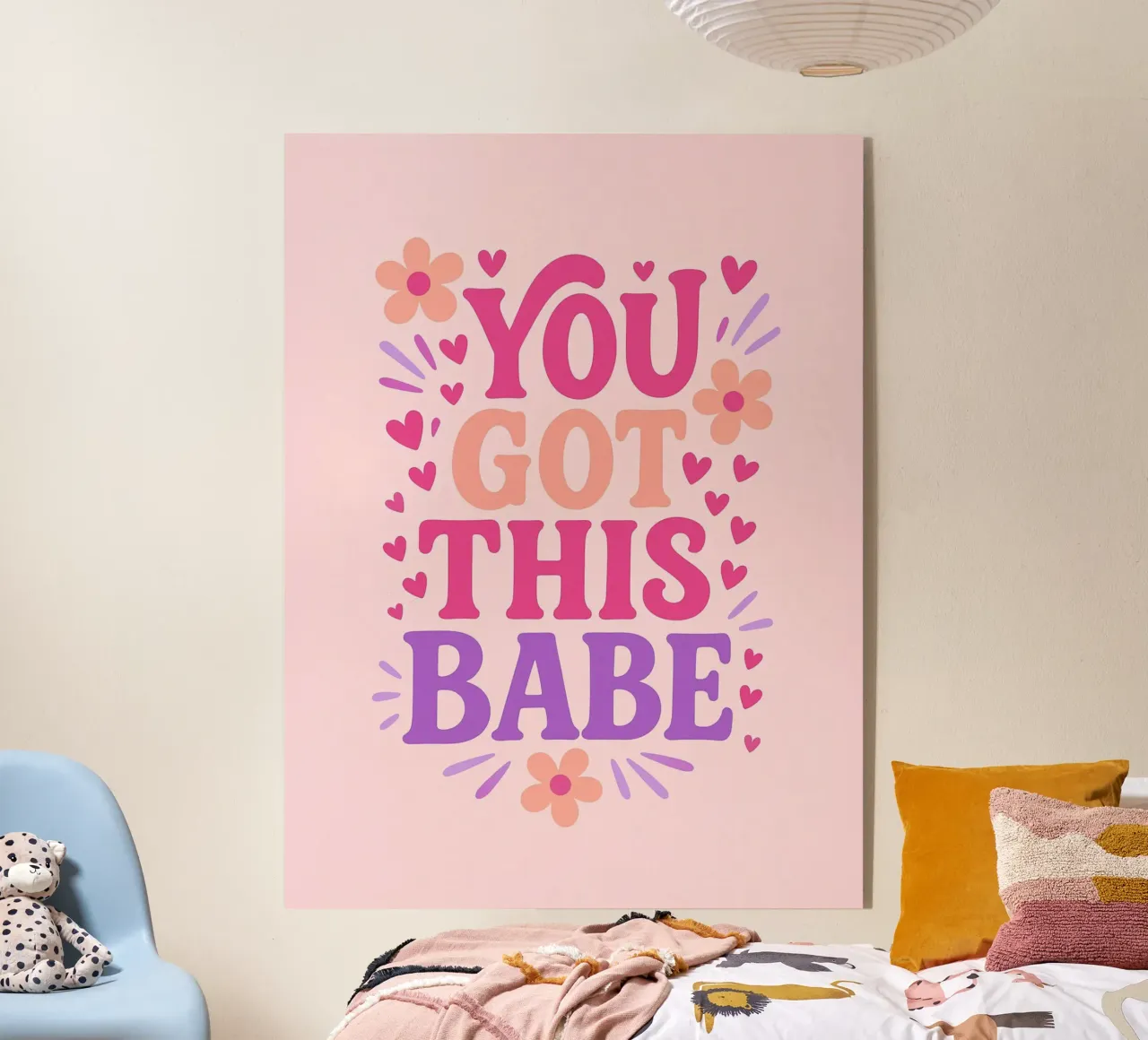 You Got This Babe plexiglass da Wall of Whispers