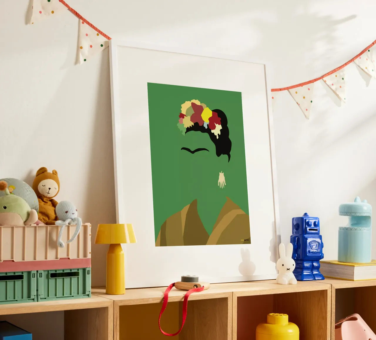 Frida Kahlo poster con telaio in alluminio da Rafa Gomes