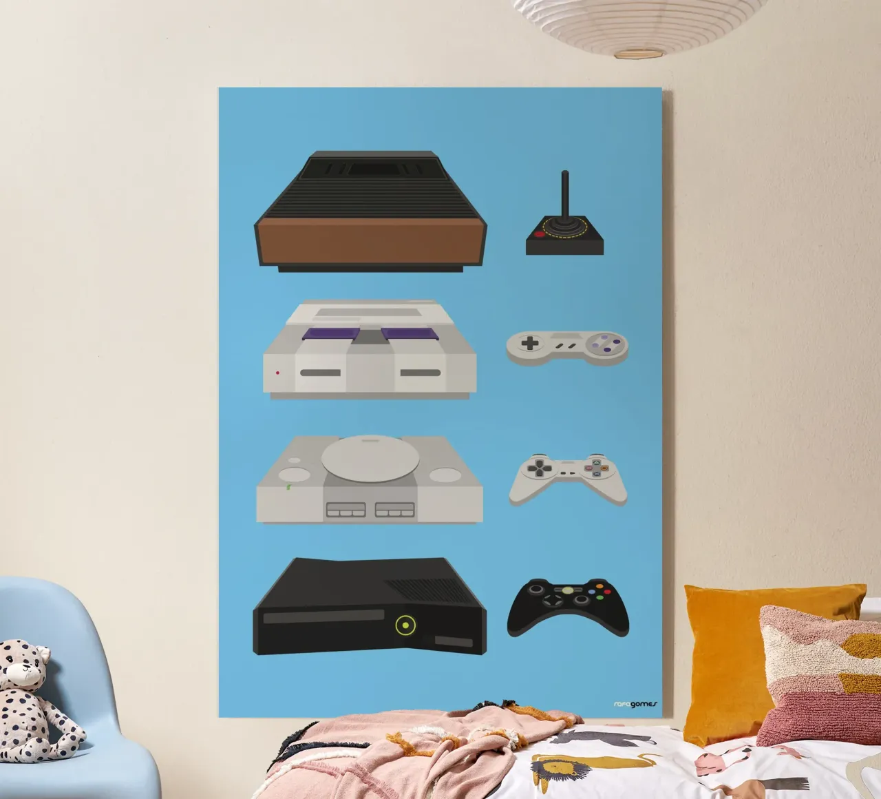 Videogiochi plexiglass da Rafa Gomes