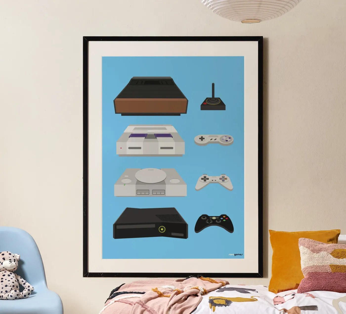 Video Games poster da Rafa Gomes