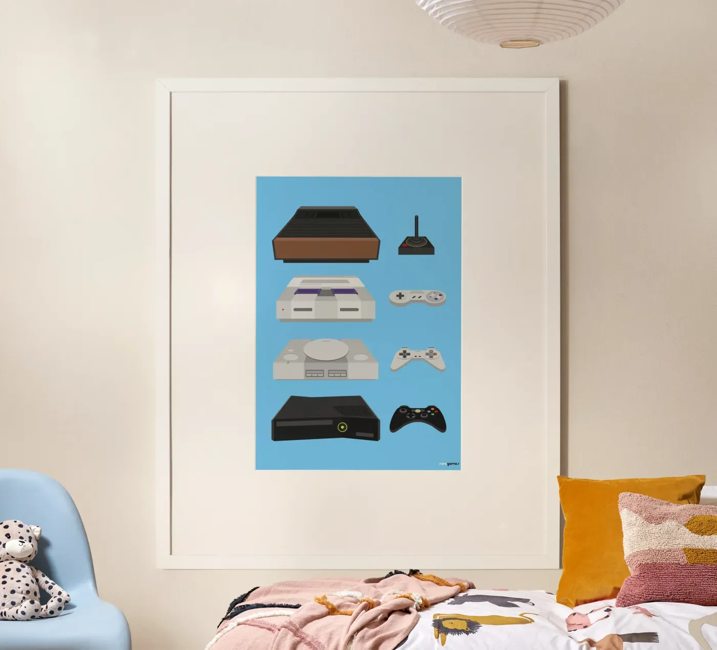 Video Games poster da Rafa Gomes