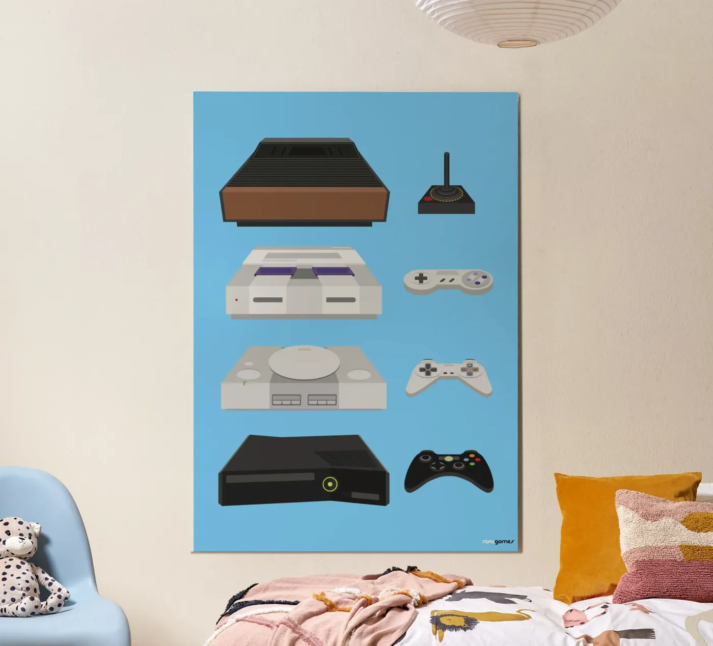 Video Games poster da Rafa Gomes