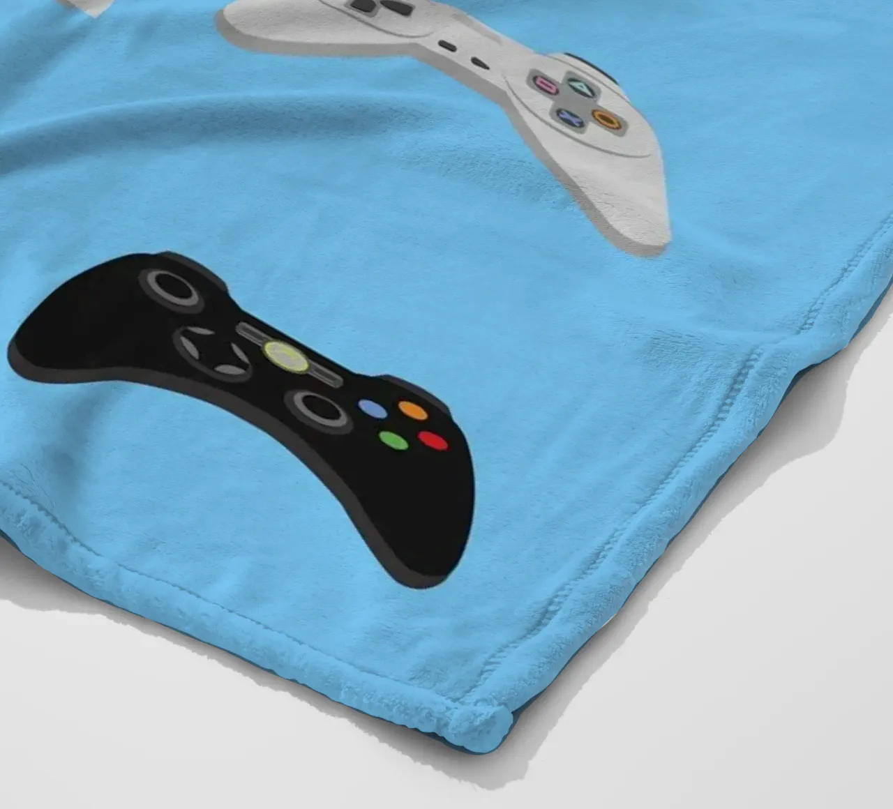 Video Games fleece blanket by Rafa Gomes
