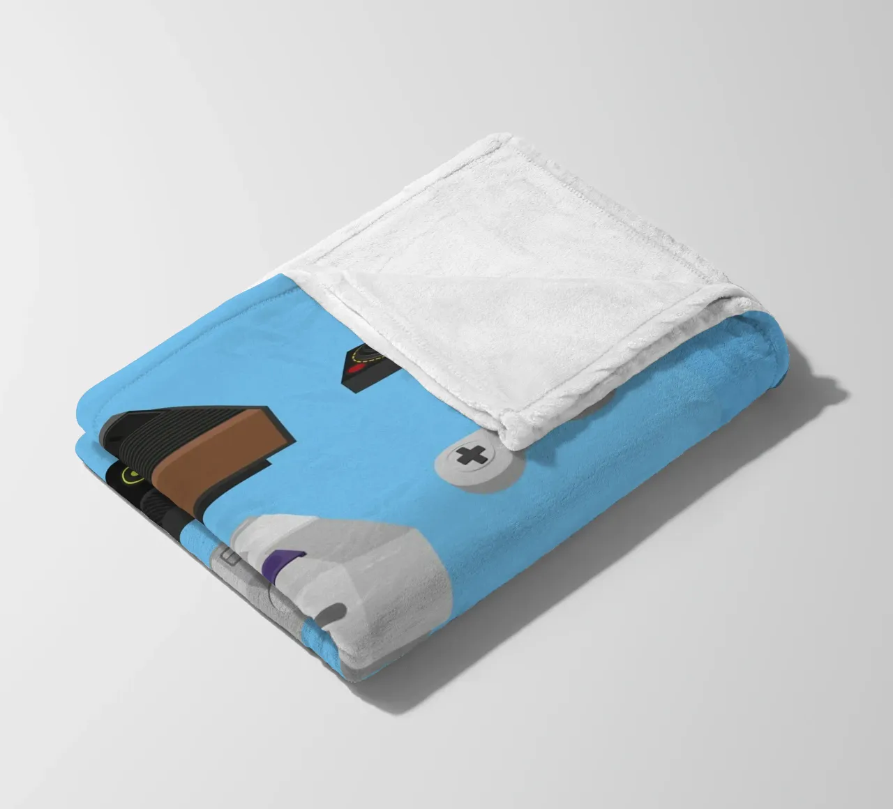 Video Games fleece blanket by Rafa Gomes