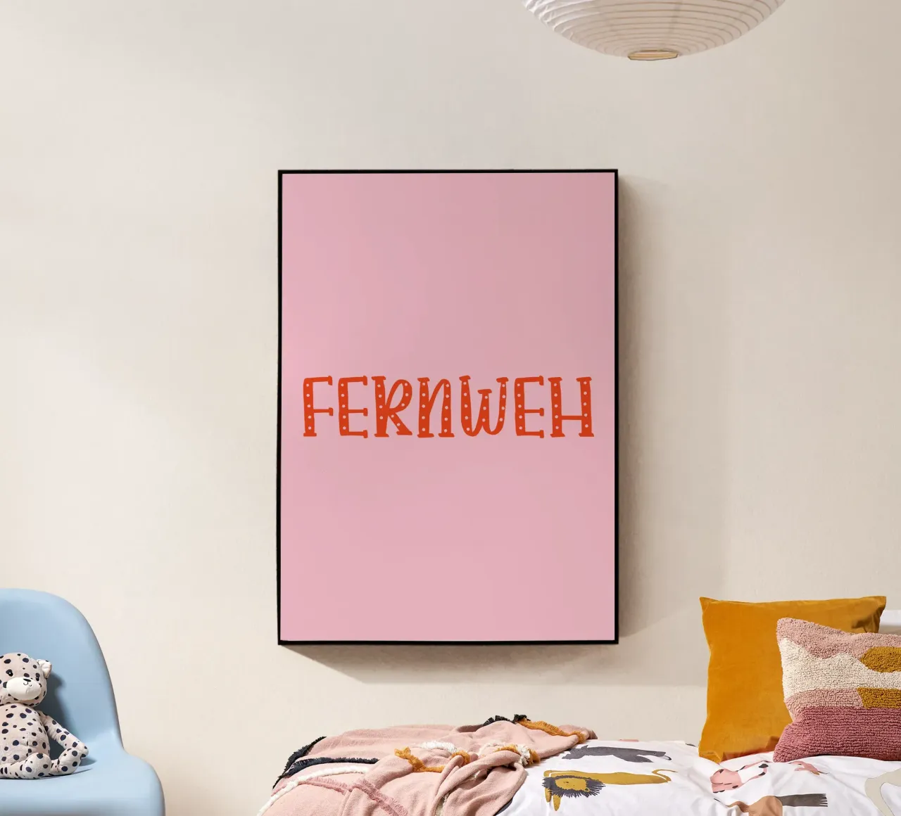 Fernweh, Wanderlust plexiglass da EverLuvv Studio