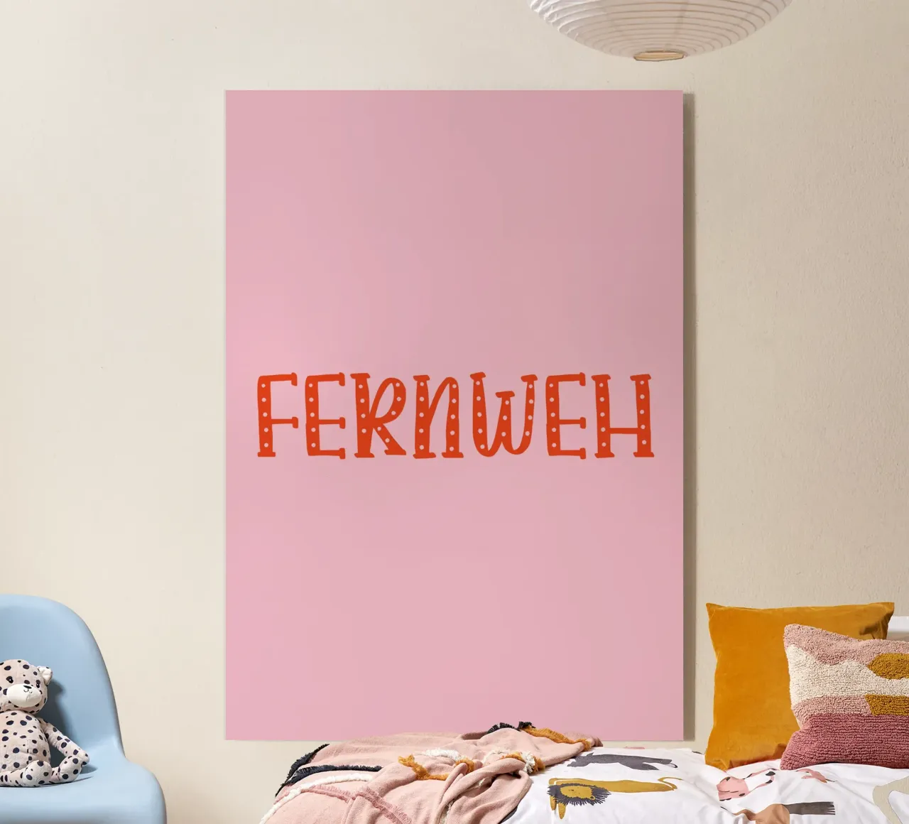 Fernweh, Wanderlust plexiglass da EverLuvv Studio