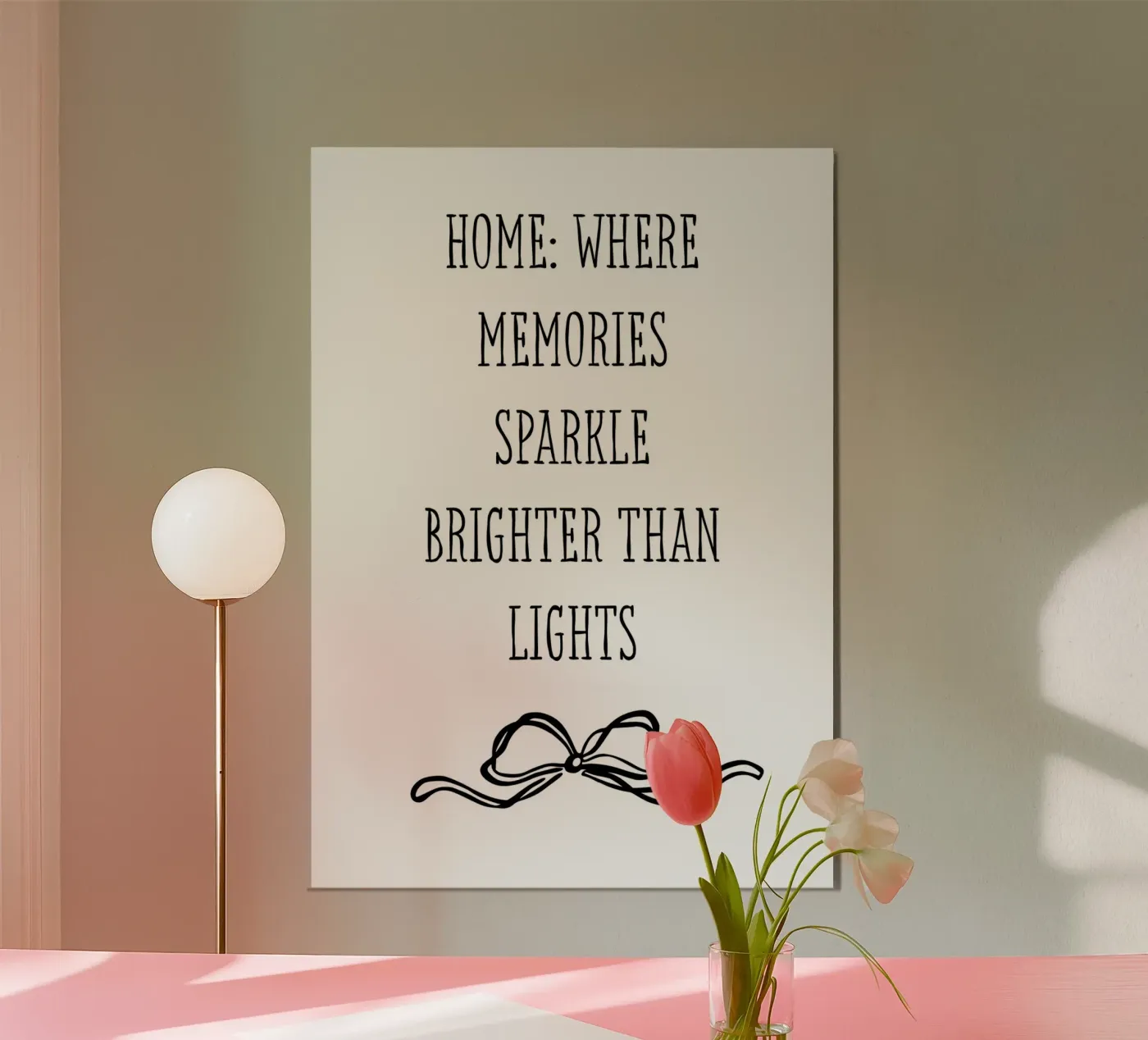 Home poster by HolidaysCandyWalls