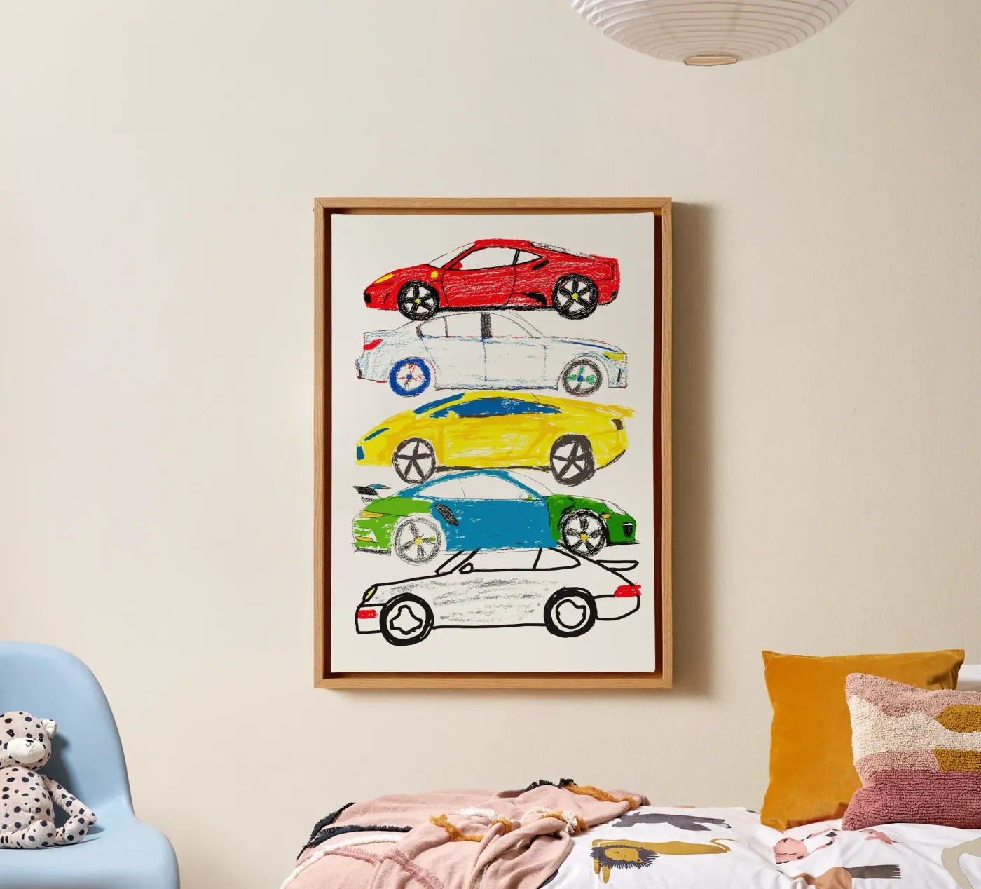 Supercar Stack canvas by vintageshop
