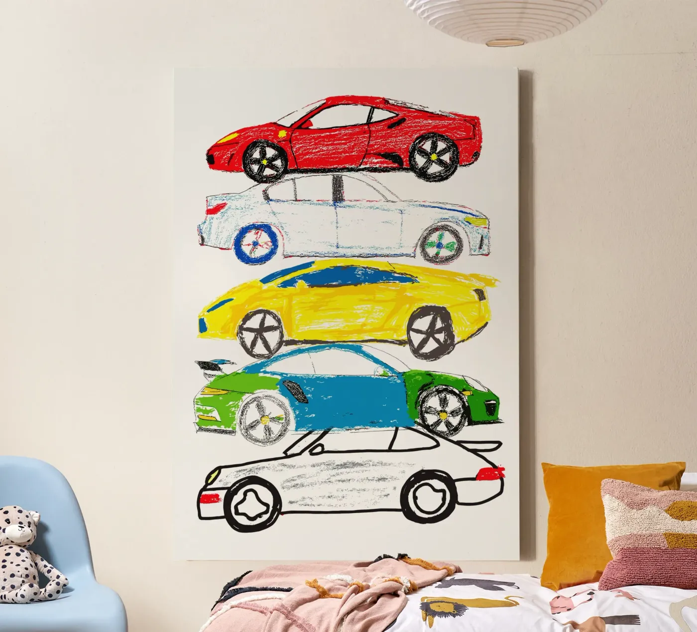 Supercar Stack canvas van vintageshop