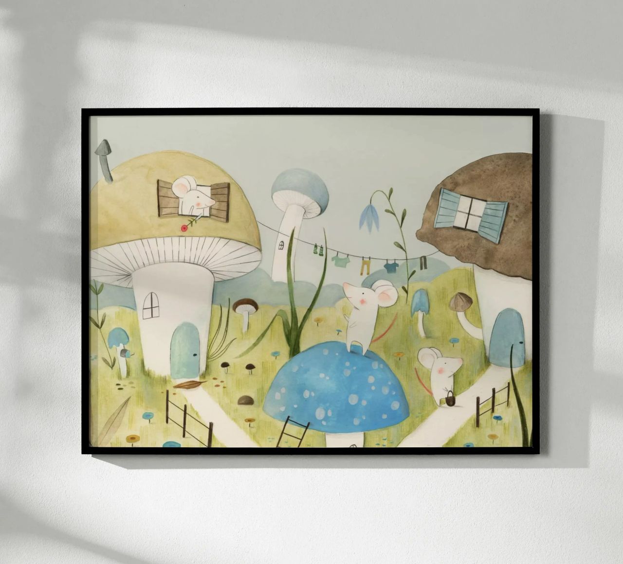 Judith Loske - Mäusestadt poster by The Artcircle