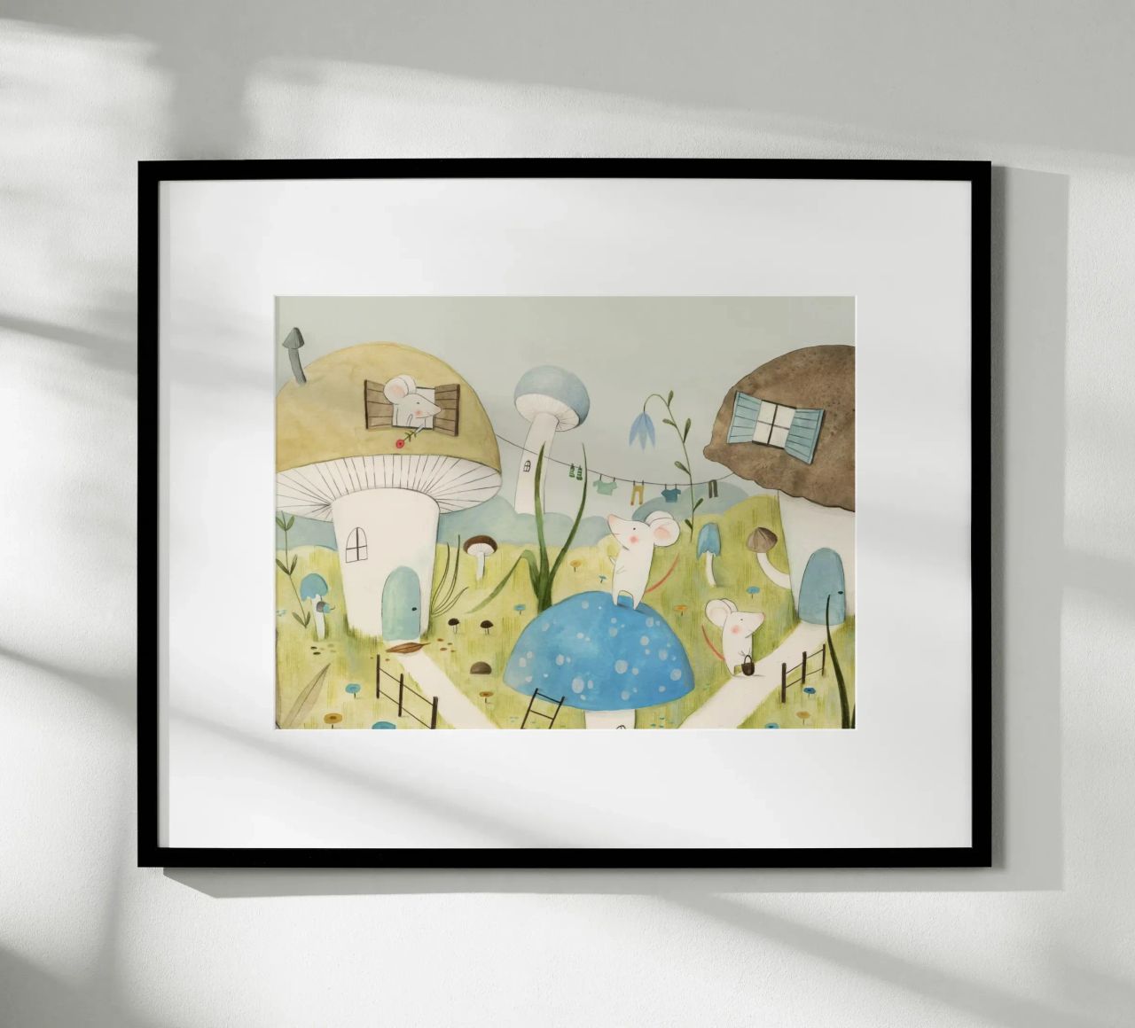 Judith Loske - Mäusestadt poster by The Artcircle