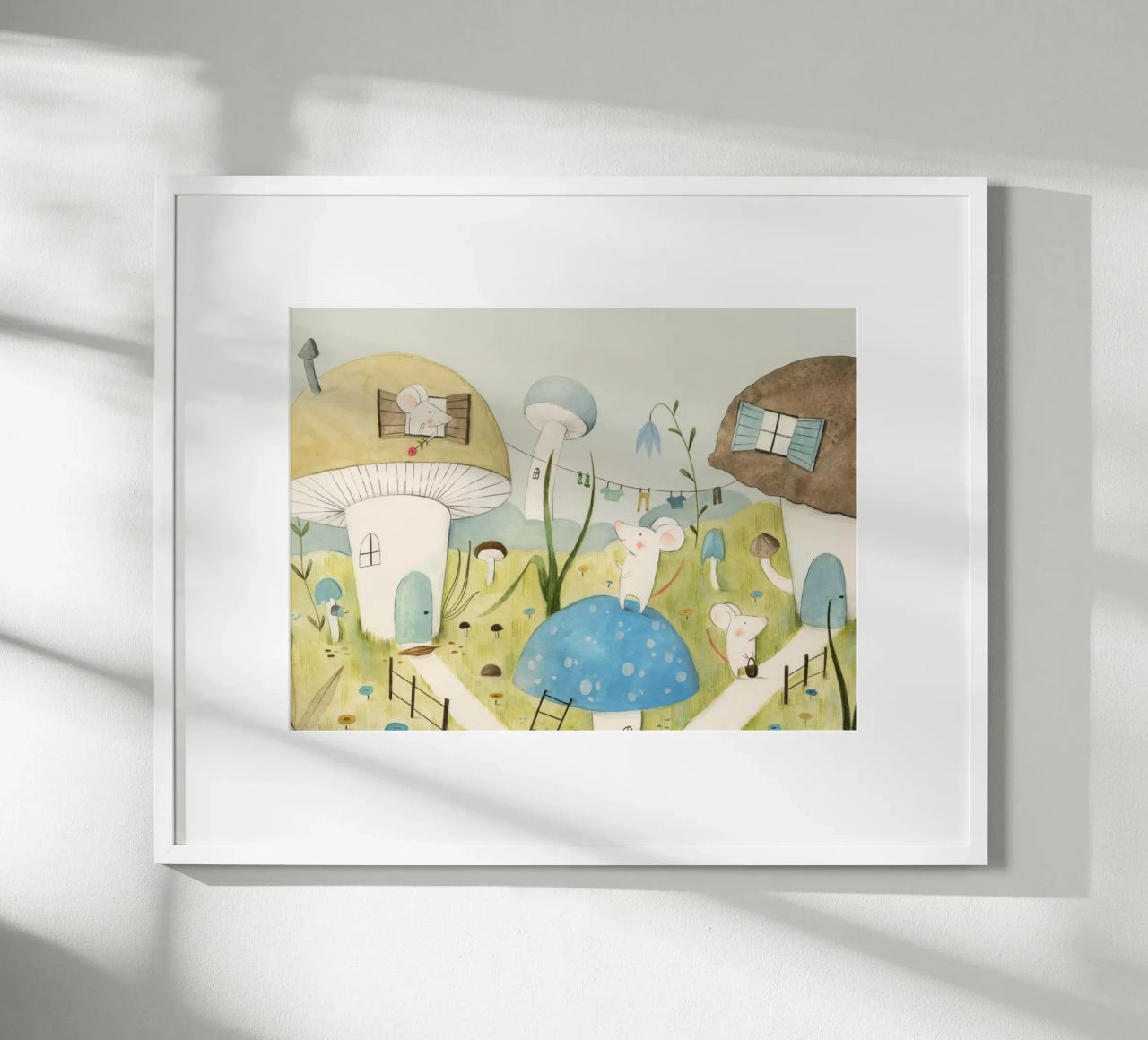Judith Loske - Mäusestadt poster by The Artcircle