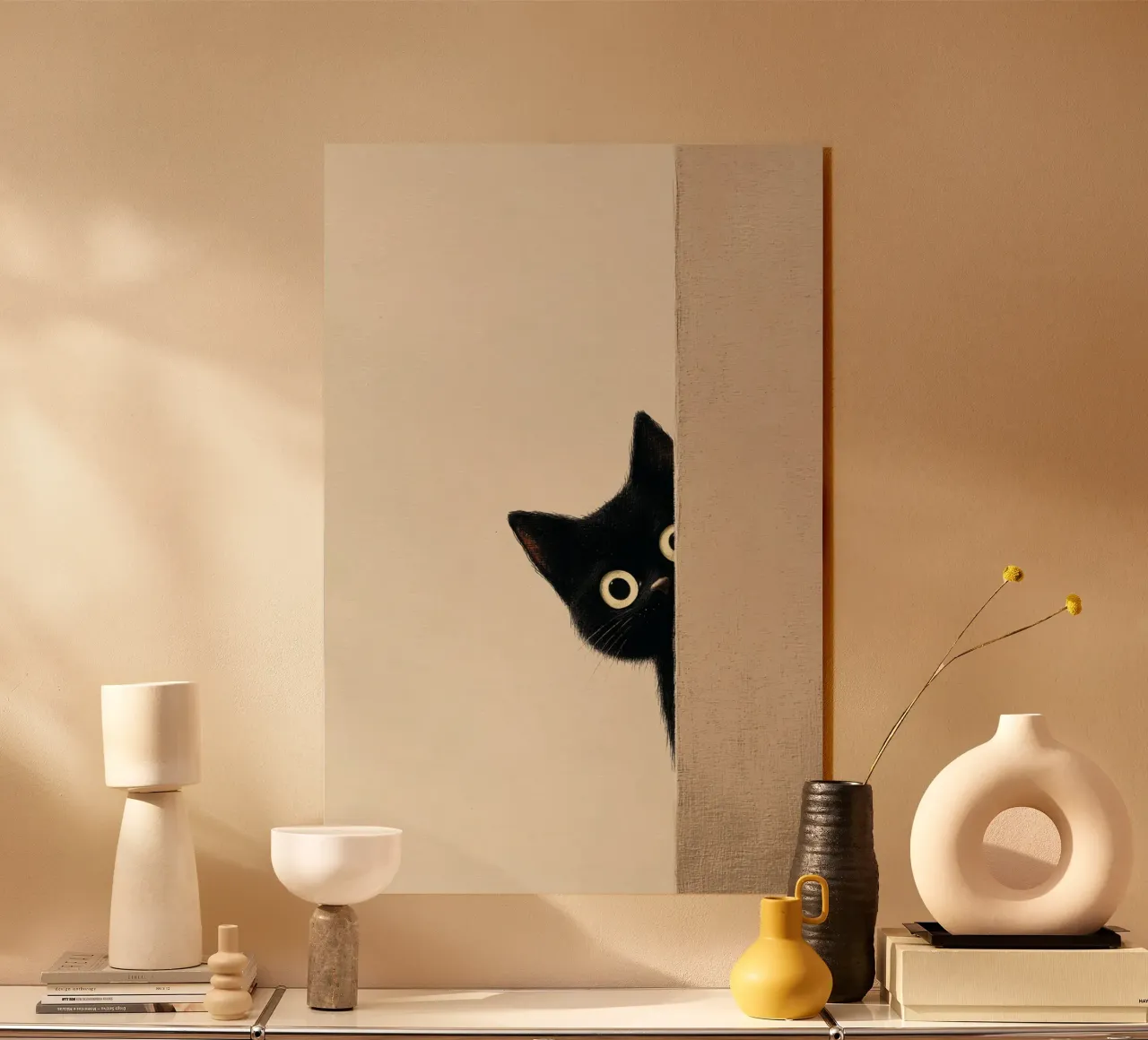 Peekaboo Cat plexiglass da wonderfolk